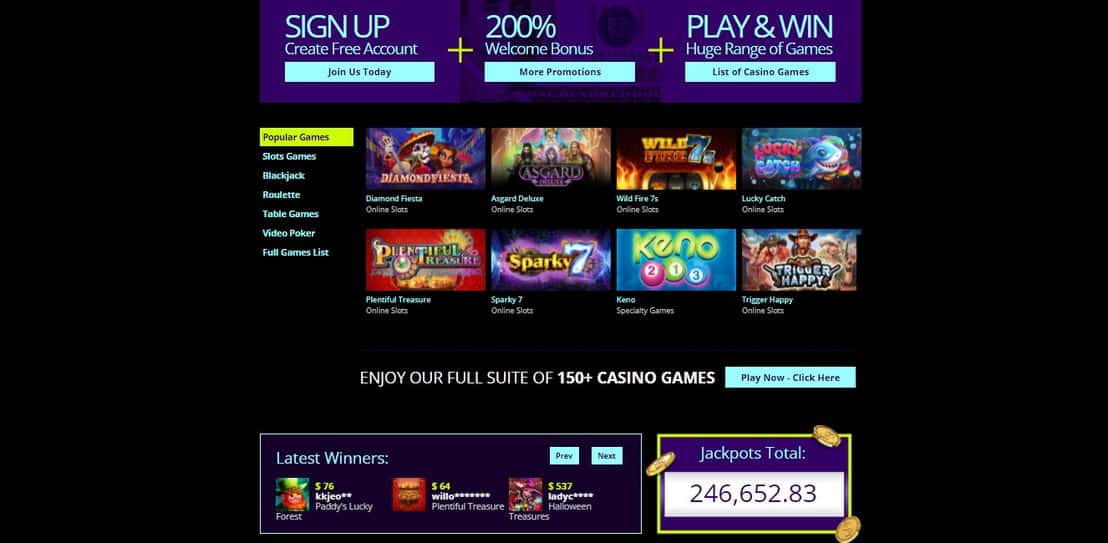 Dreams Casino official website.
